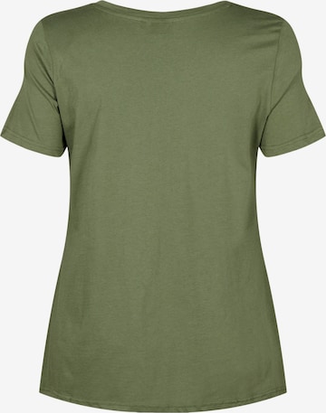 Zizzi Shirt 'Danna' in Grün