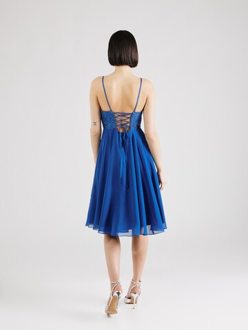 Robe de cocktail SWING en bleu