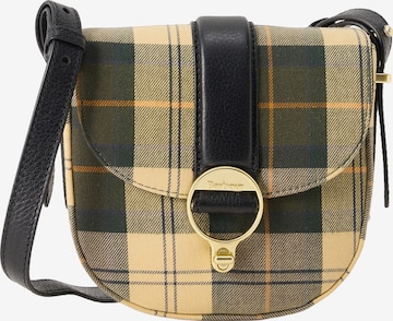 Barbour Olkalaukku 'Elm Tartan' värissä keltainen: etupuoli