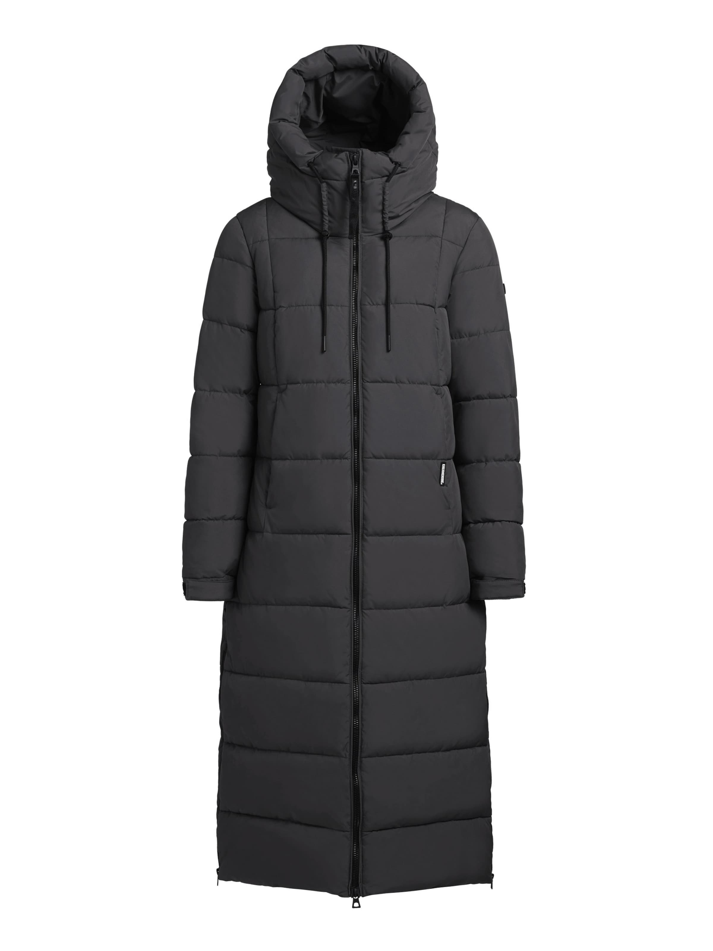 khujo Zimný kabát 'Deria3' - Sivá: predná strana