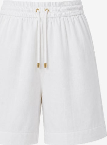 BREEZERA Pants 'Leinenshorts' in White: front