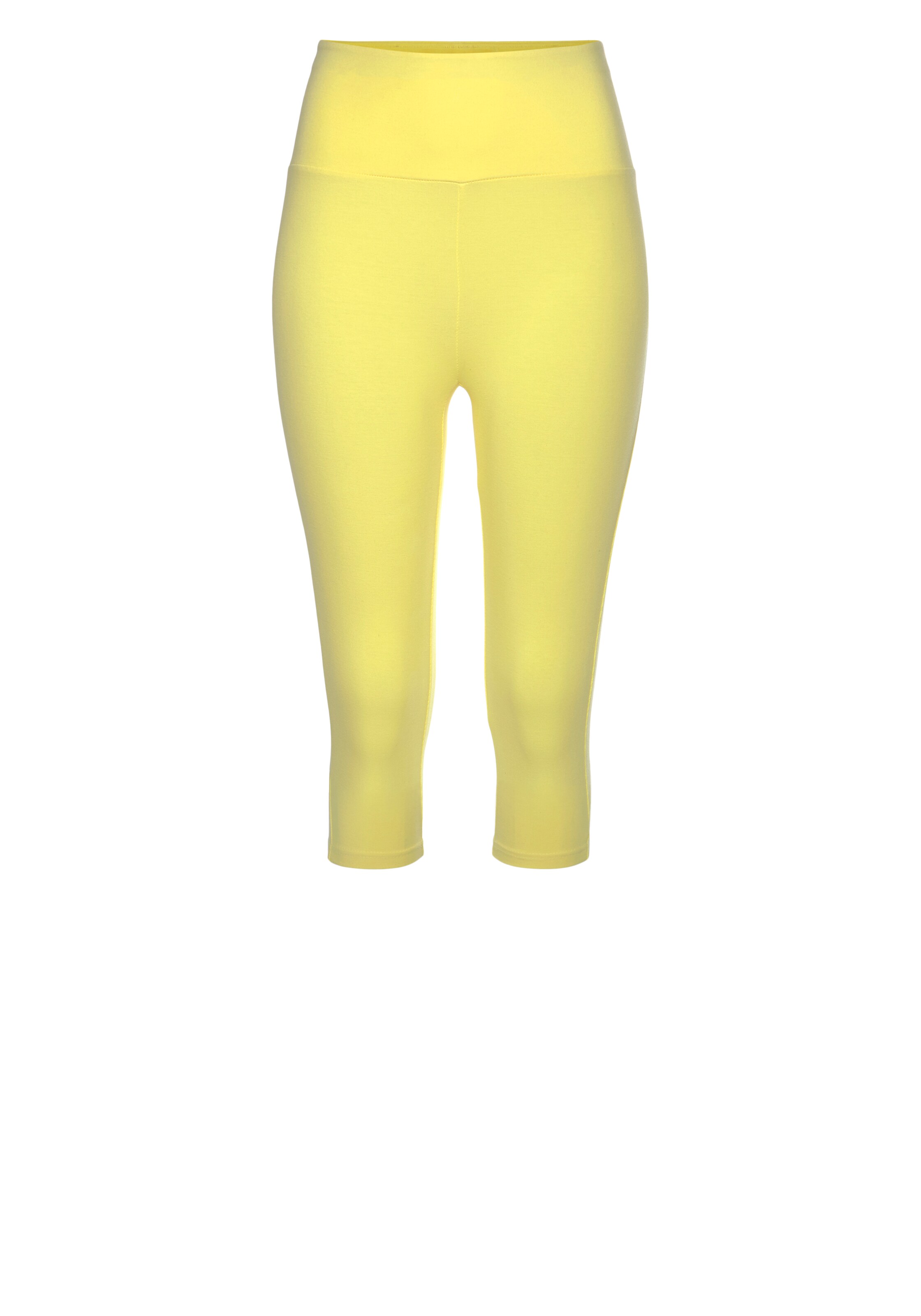 LASCANA Skinny Leggings in Yellow: front
