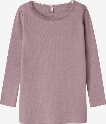 NAME IT Shirt 'NMFKab' in Purple: front