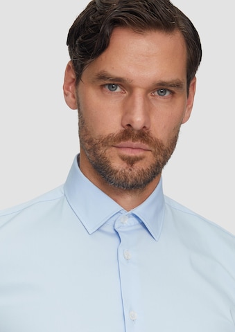 s.Oliver BLACK LABEL Regular Fit Businesshemd in Blau