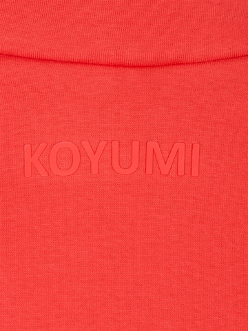 Koyumi Sweatshirt 'Break Your Neck' in Red