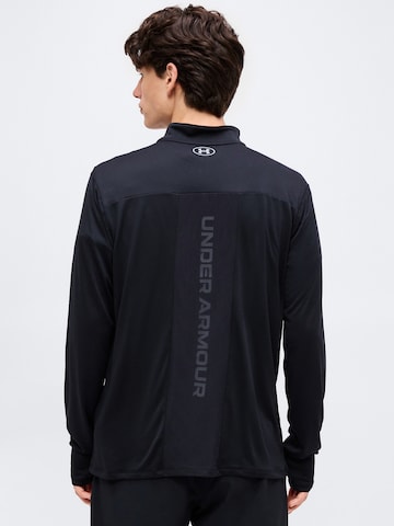 UNDER ARMOUR Λειτουργικό μπλουζάκι 'Tech Utility' σε μαύρο: μπροστά