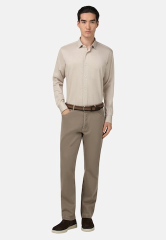 Coupe regular Chemise 'B Jersey' Boggi Milano en beige