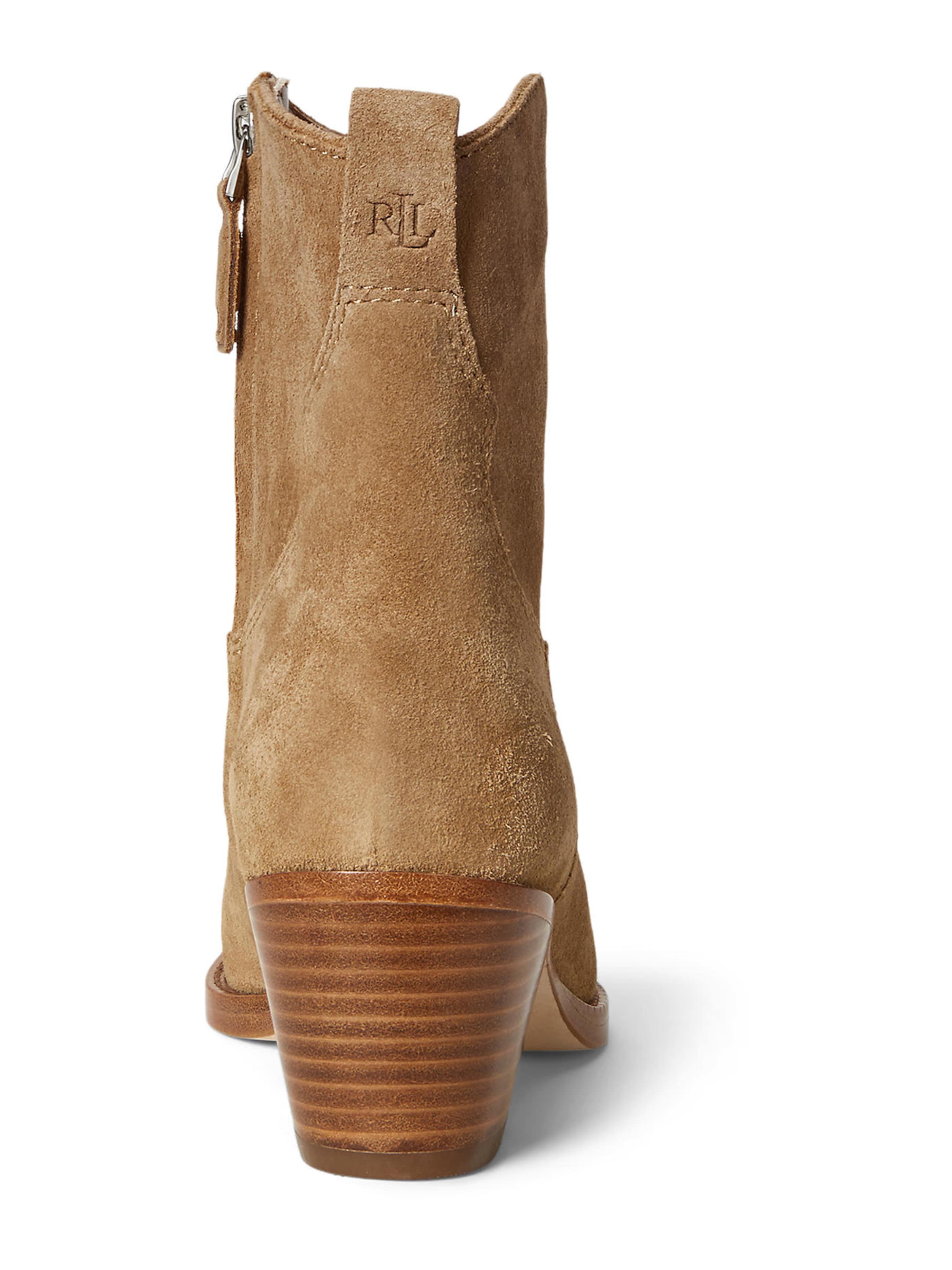 Lauren Ralph Lauren Каубойски ботуши 'HARPHER' в бежово