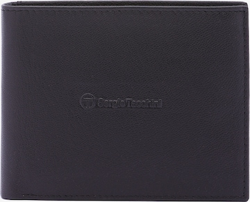 Portamonete di Sergio Tacchini in nero: frontale
