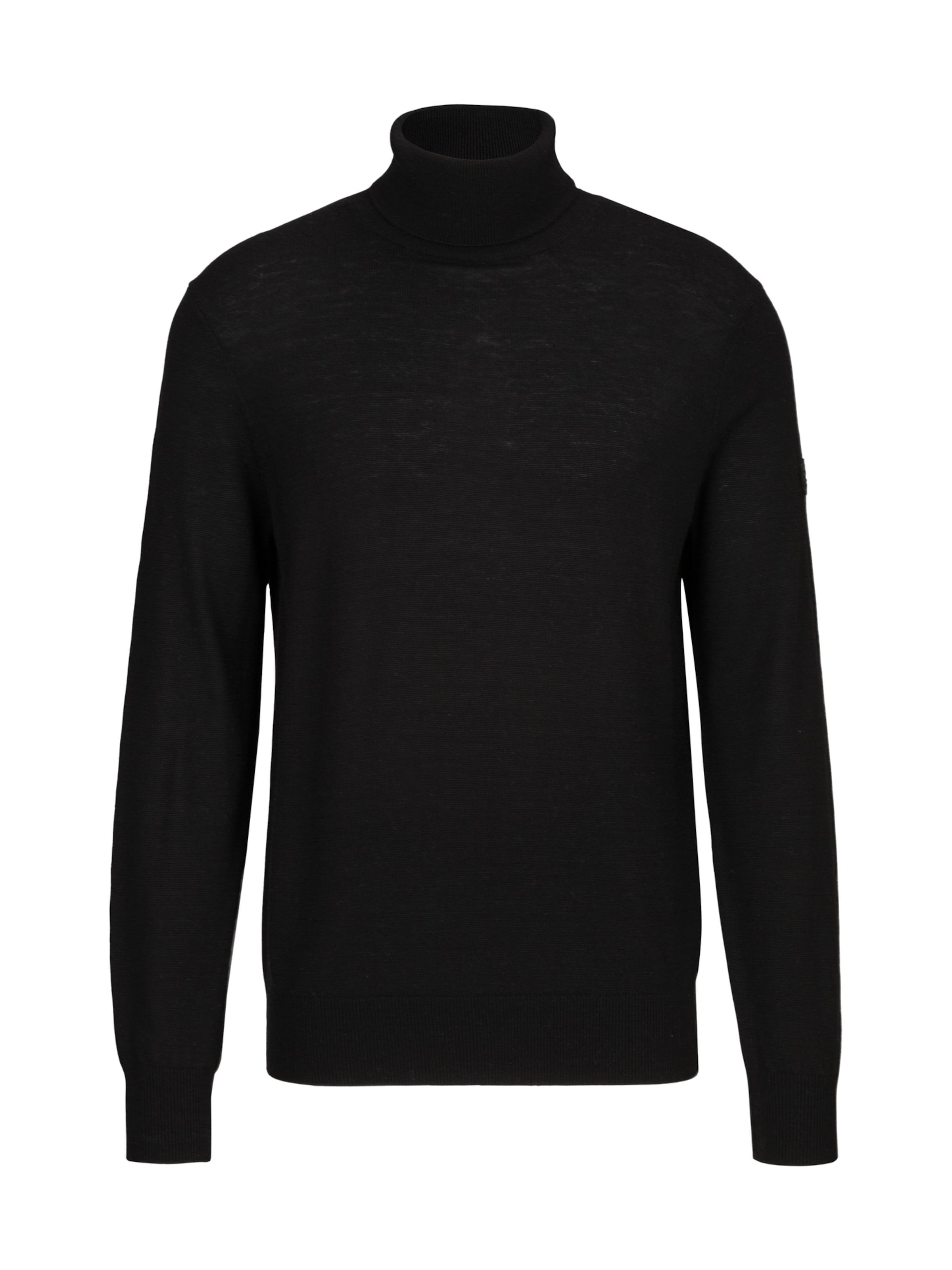 19V69 ITALIA Pullover ' Tyler ' in Schwarz: Vorderseite