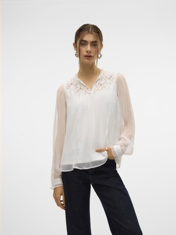 VERO MODA Blouse 'GABY' in Wit: voorkant