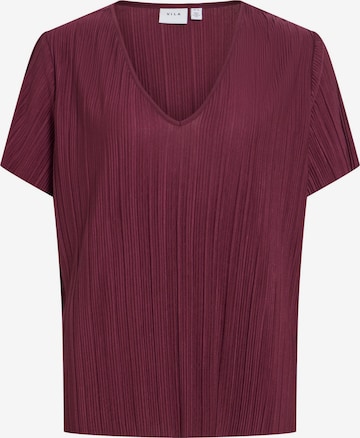 VILA T-Shirt 'VIPlis' in Lila: Vorderseite