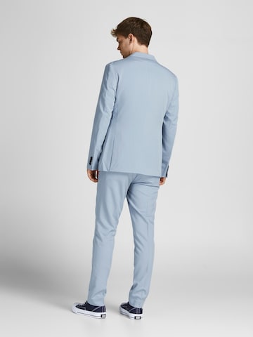 Coupe slim Pantalon à plis 'Franco' JACK & JONES en bleu