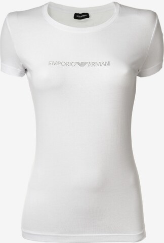 T-shirt Emporio Armani en blanc : devant