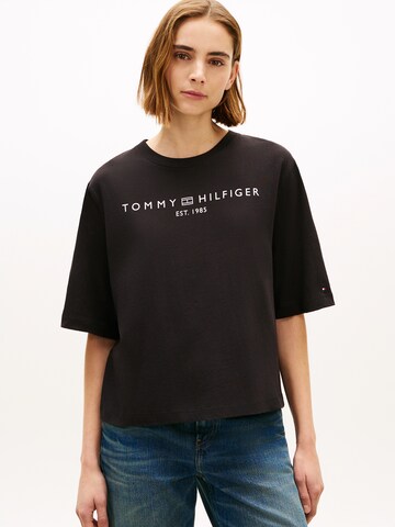 TOMMY HILFIGER Shirt in Black: front