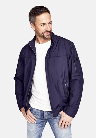 CABANO Between-Season Jacket in Blue: front