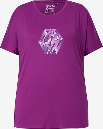 Ulla Popken Shirt in Lila: voorkant
