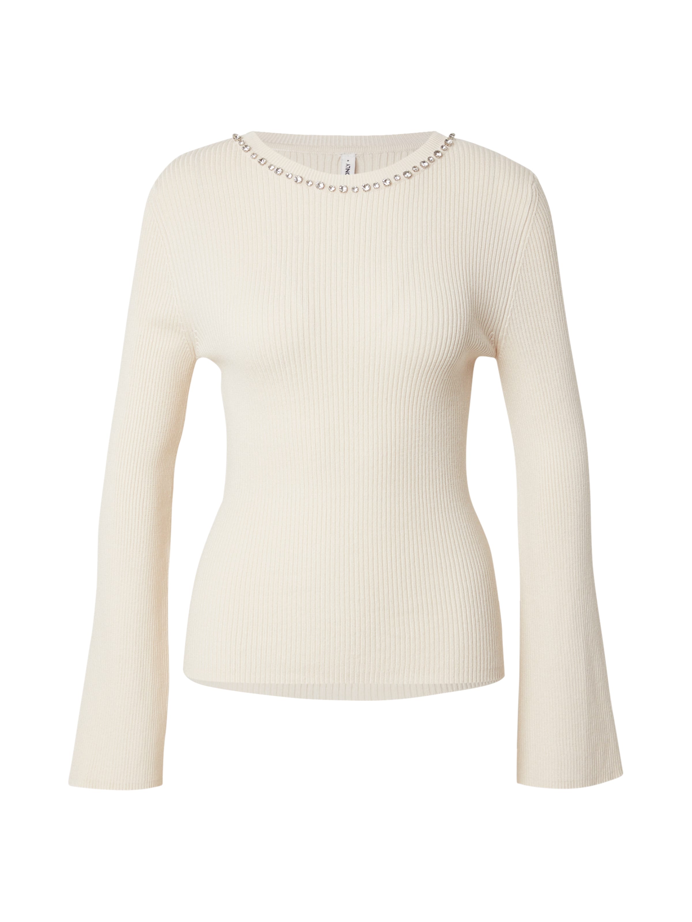 Pulover 'ONLNATASCHA' de la ONLY pe bej: față