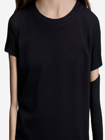 T-Shirt 'TOMMY Herren-T-Shirt Aus Baumwolle Und Elasthan' Tommy Life en noir