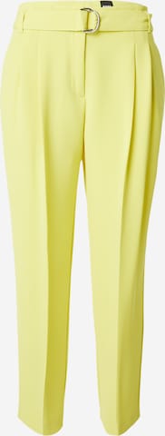 Pantalon à pince 'Tapiah' BOSS Black en jaune : devant