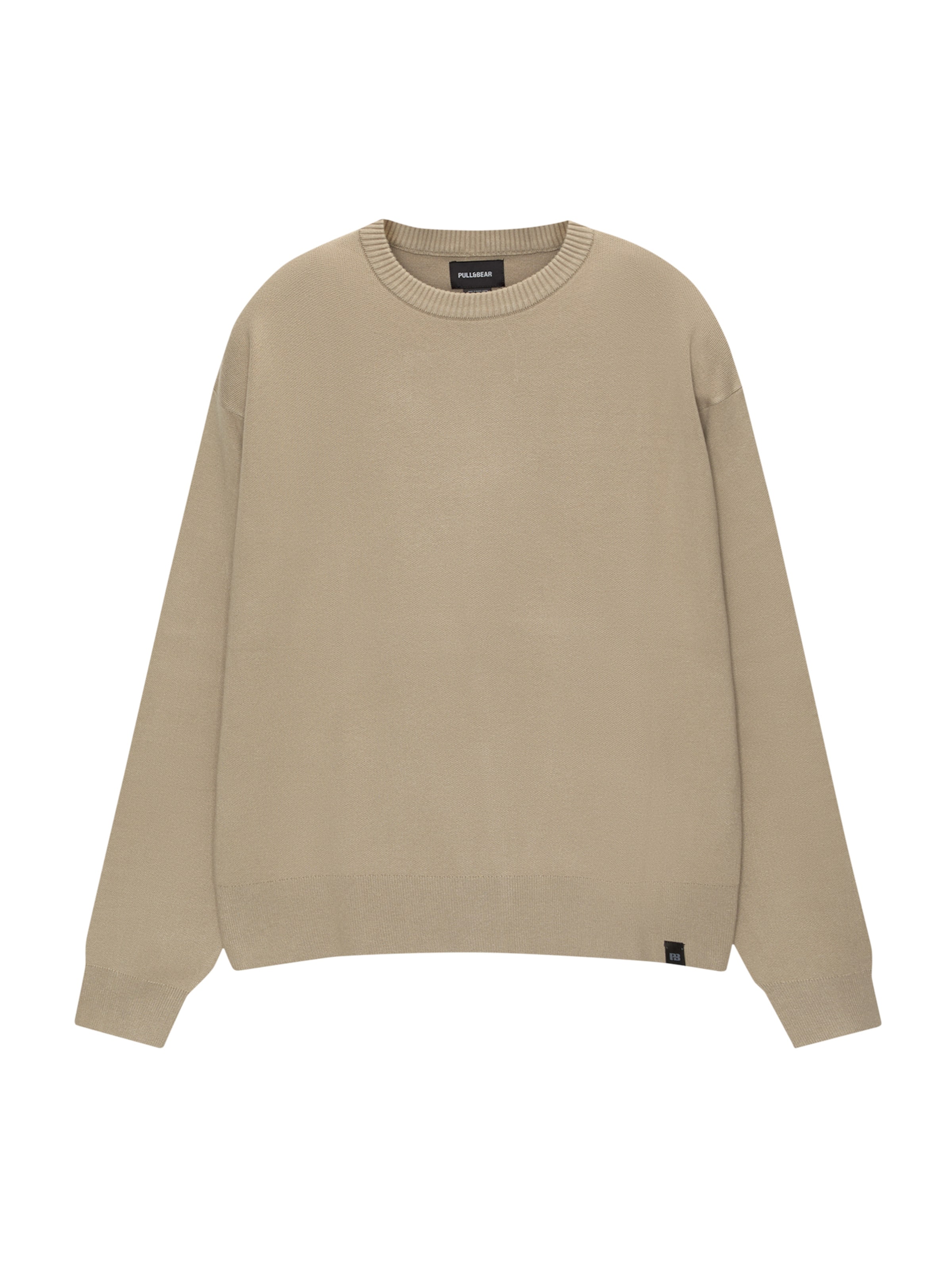 Pull&Bear Sweter w kolorze beżowy: przód