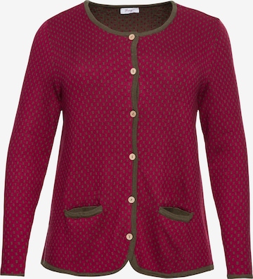SHEEGO Knitted Janker in Red: front