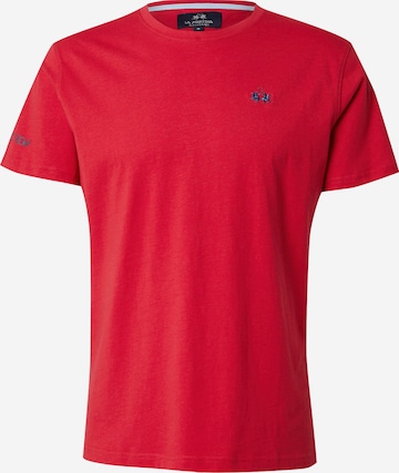 La Martina Tričko - Červená: predná strana