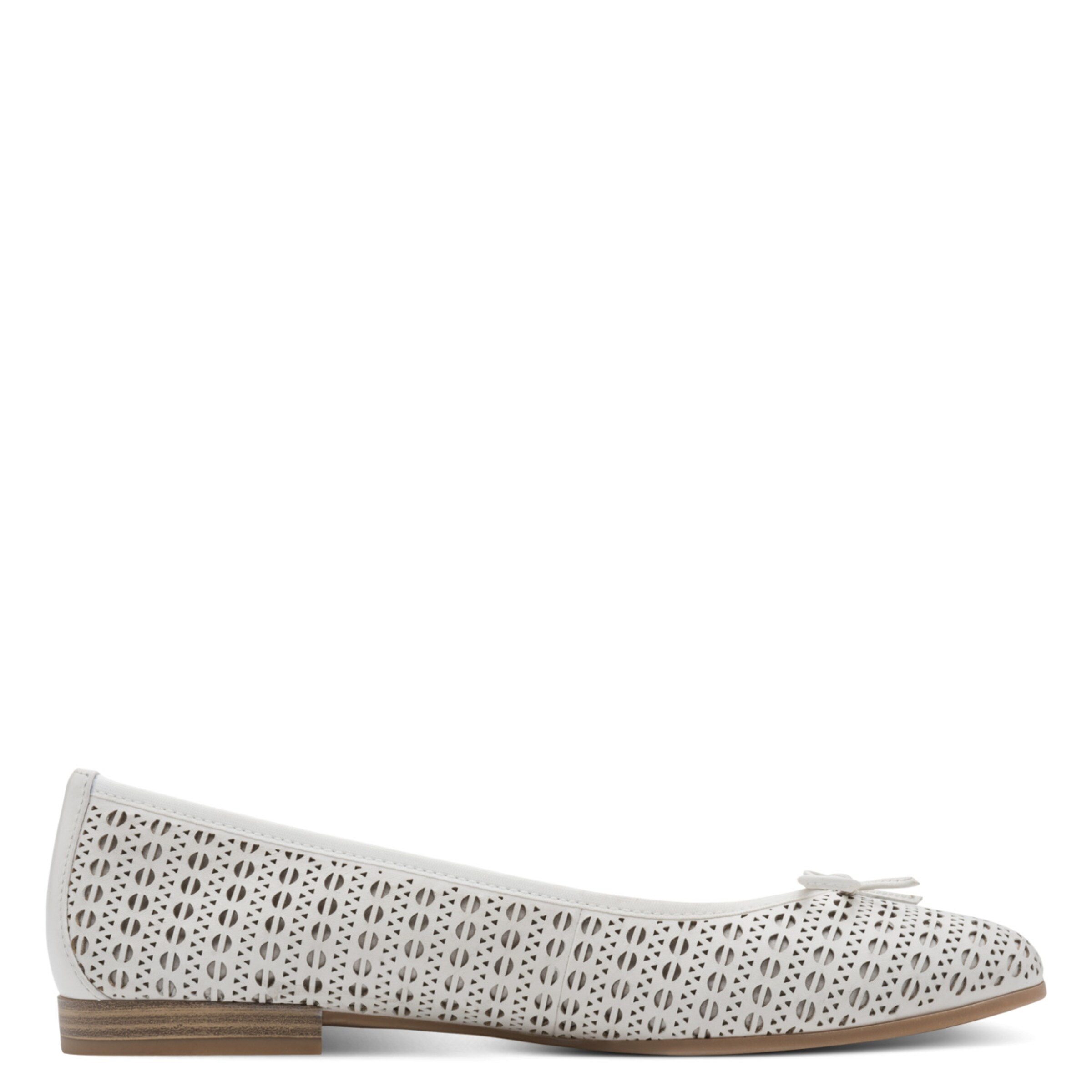 Tamaris Ballet Flats in White