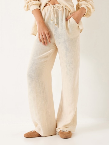 Bianco Lucci Široký strih Nohavice - Béžová: predná strana