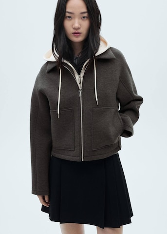 MANGO Between-Season Jacket 'Noa' in Grey: front