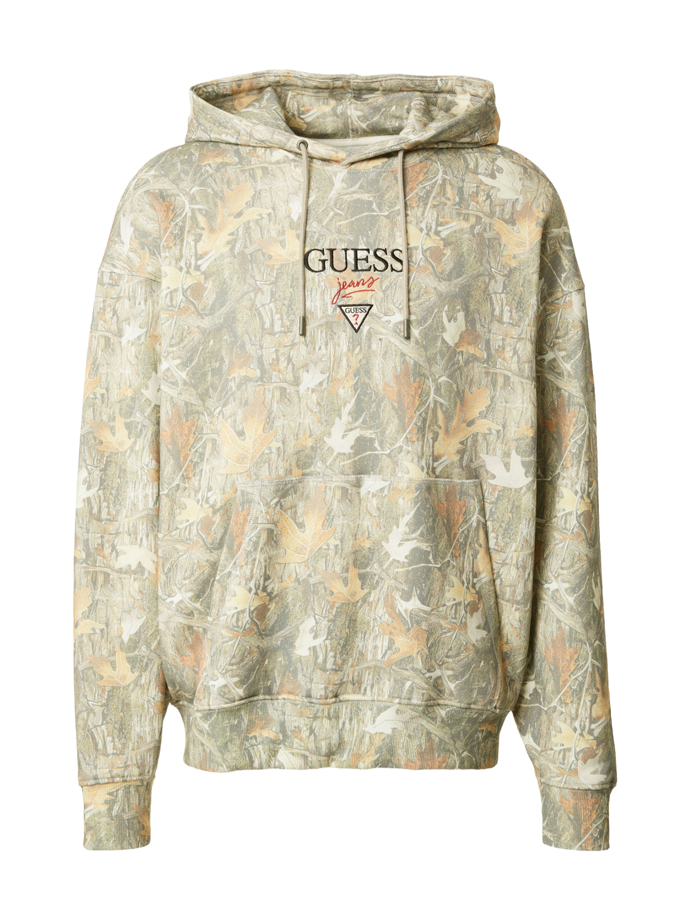 GUESS JEANS Sweatshirt in Beige: voorkant