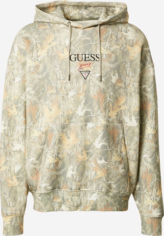 GUESS JEANS Collegepaita värissä beige: etupuoli