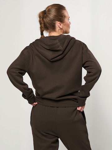 KAPPA - Sudadera con cremallera ' KMLogo Truxo ' en marrón