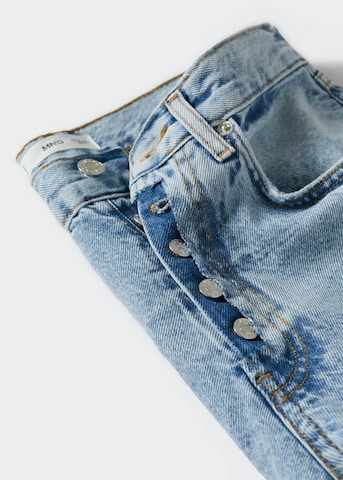 MANGO Regular Jeans 'Carlota' i blå