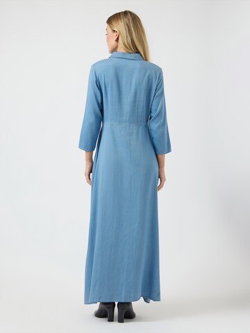 YAS Shirt dress 'YASSAVANNA' in Blue