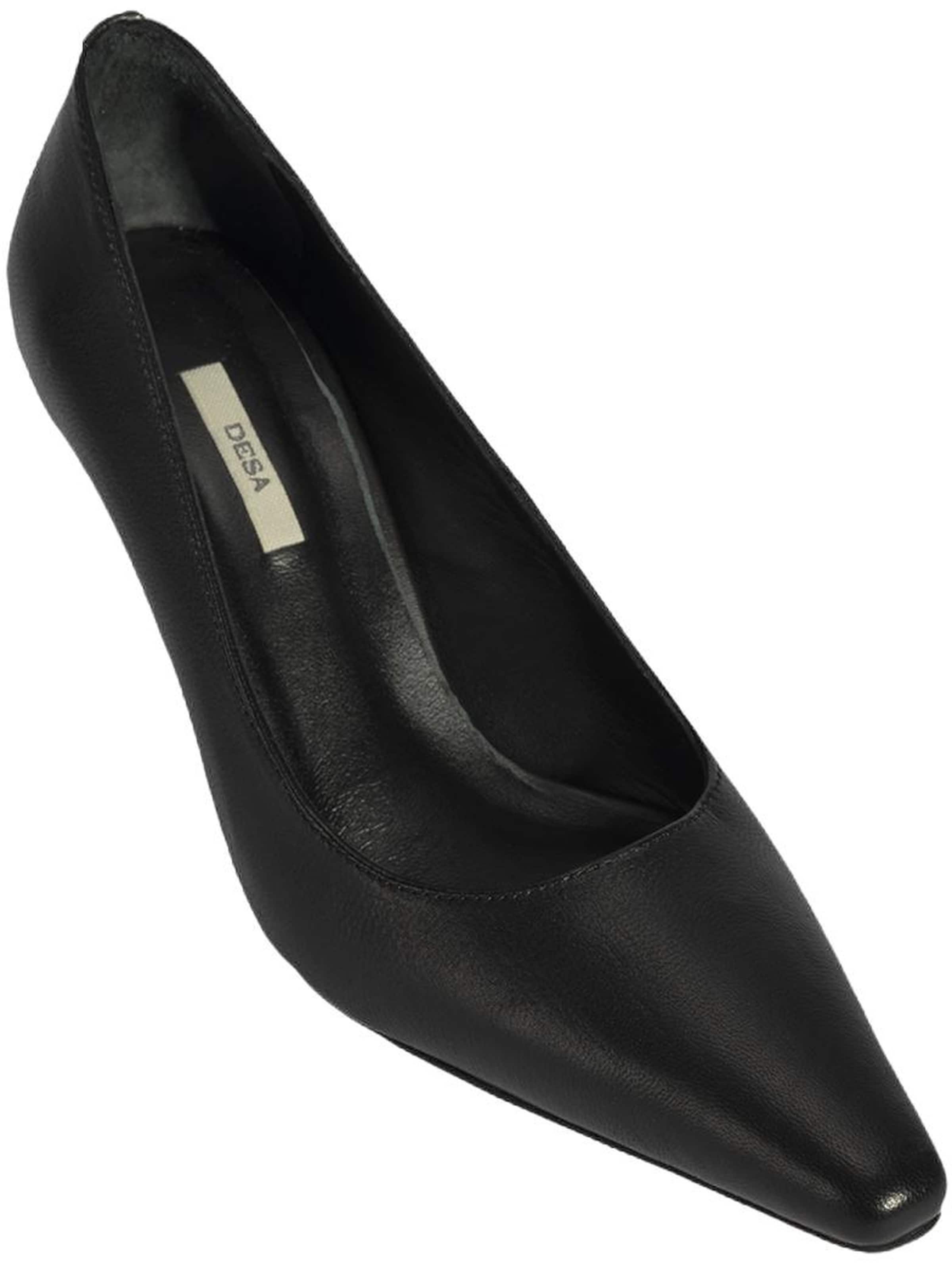 Desa - Zapatos con plataforma 'Slip-Ons' en negro