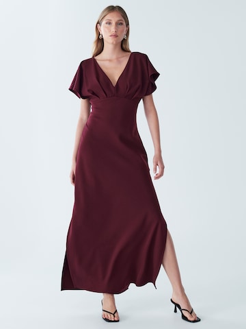 BWLDR Jurk 'Aura' in Rood: voorkant