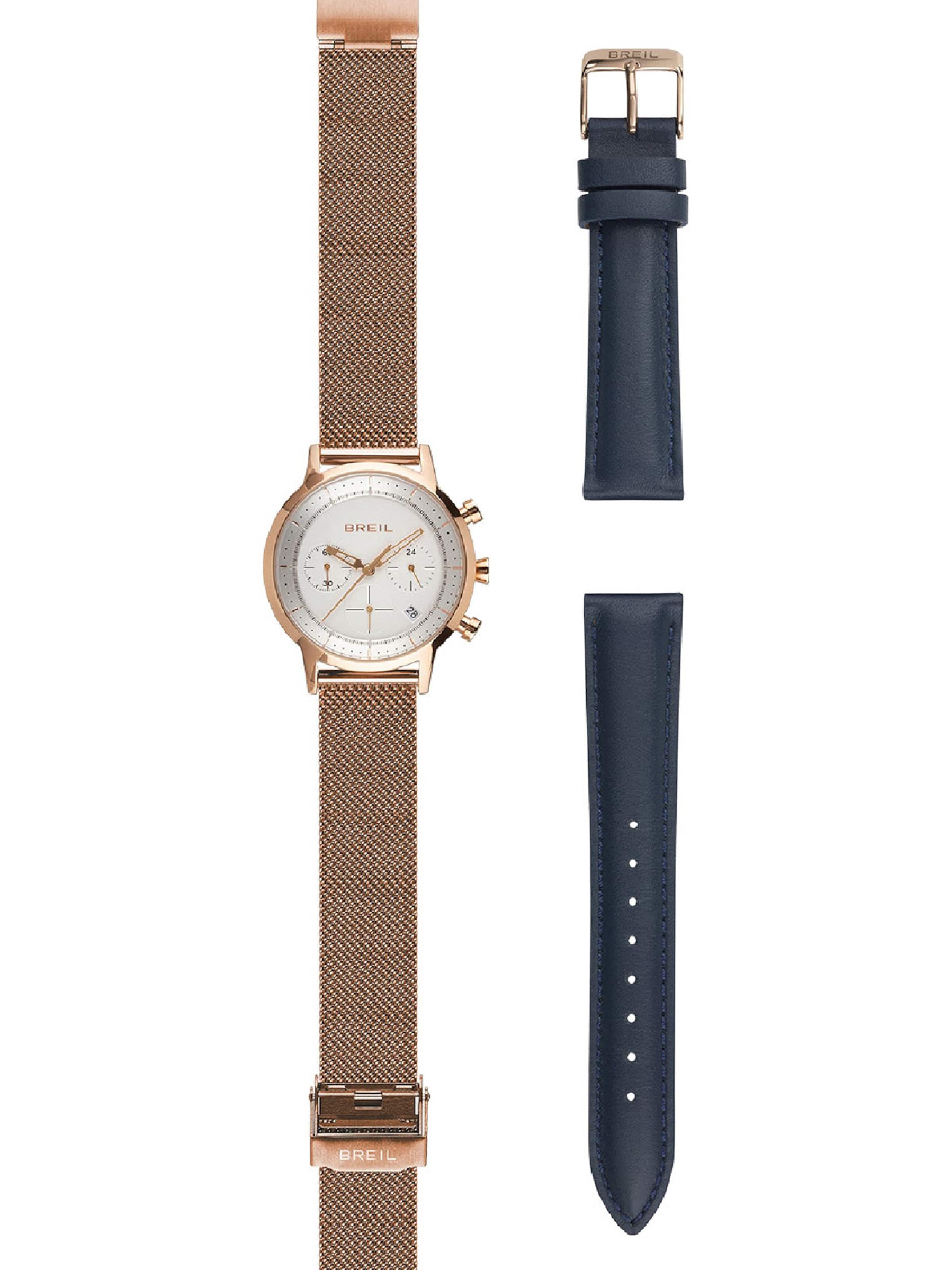 Montre à affichage analogique Breil en bleu : devant