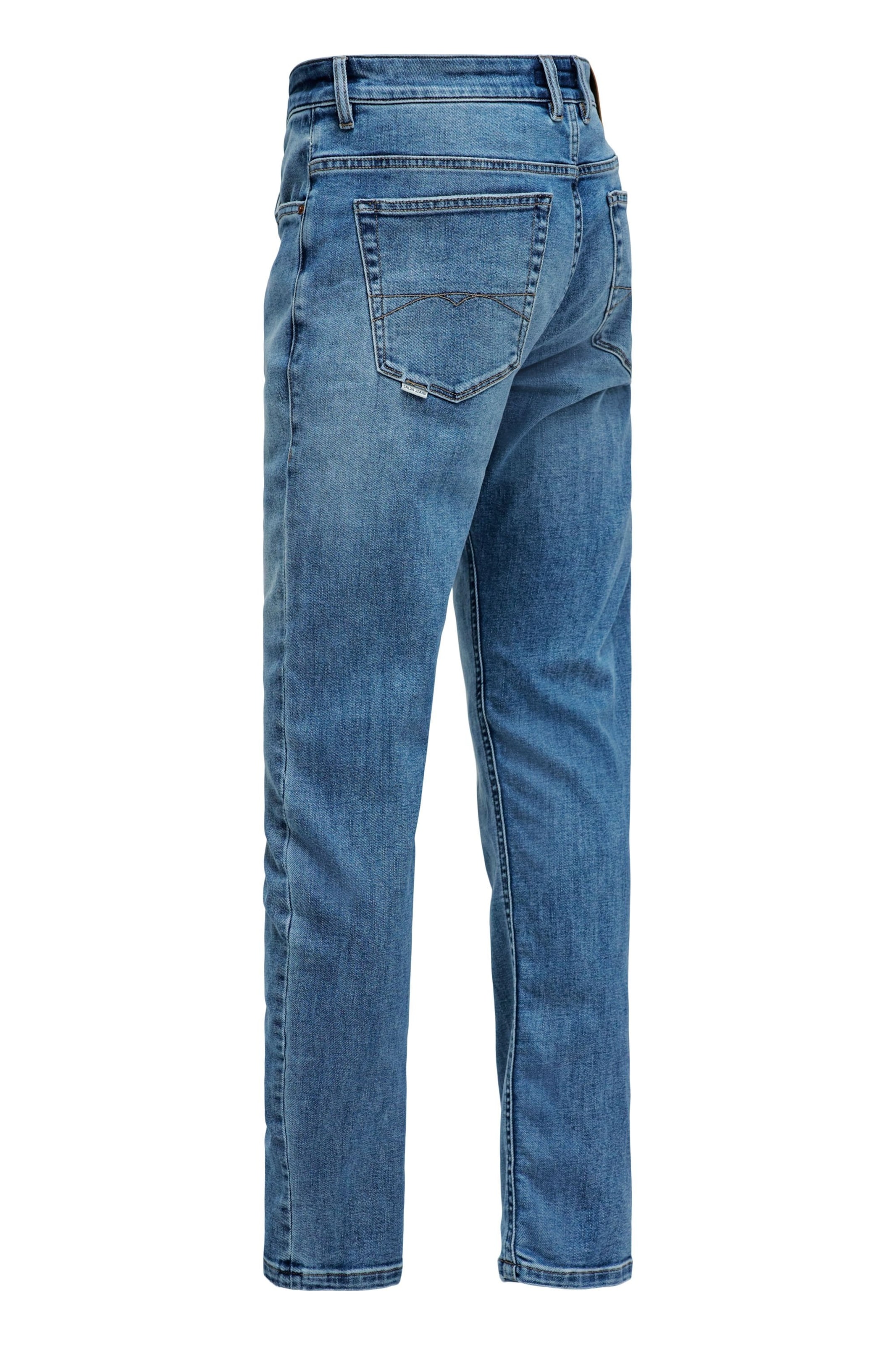 Coupe slim Jean Salsa Jeans en bleu