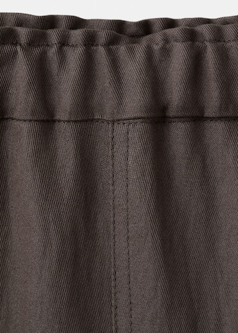 MANGO Wide leg Pants in Brown