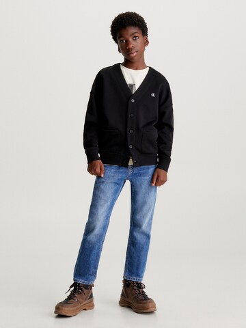 Calvin Klein Jeans Ζακέτα φούτερ σε μαύρο