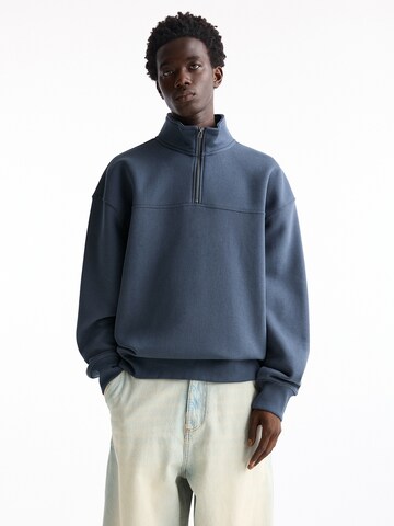 Pull&Bear Tréning póló - kék: elől