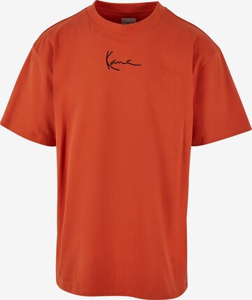 T-Shirt Karl Kani en orange : devant