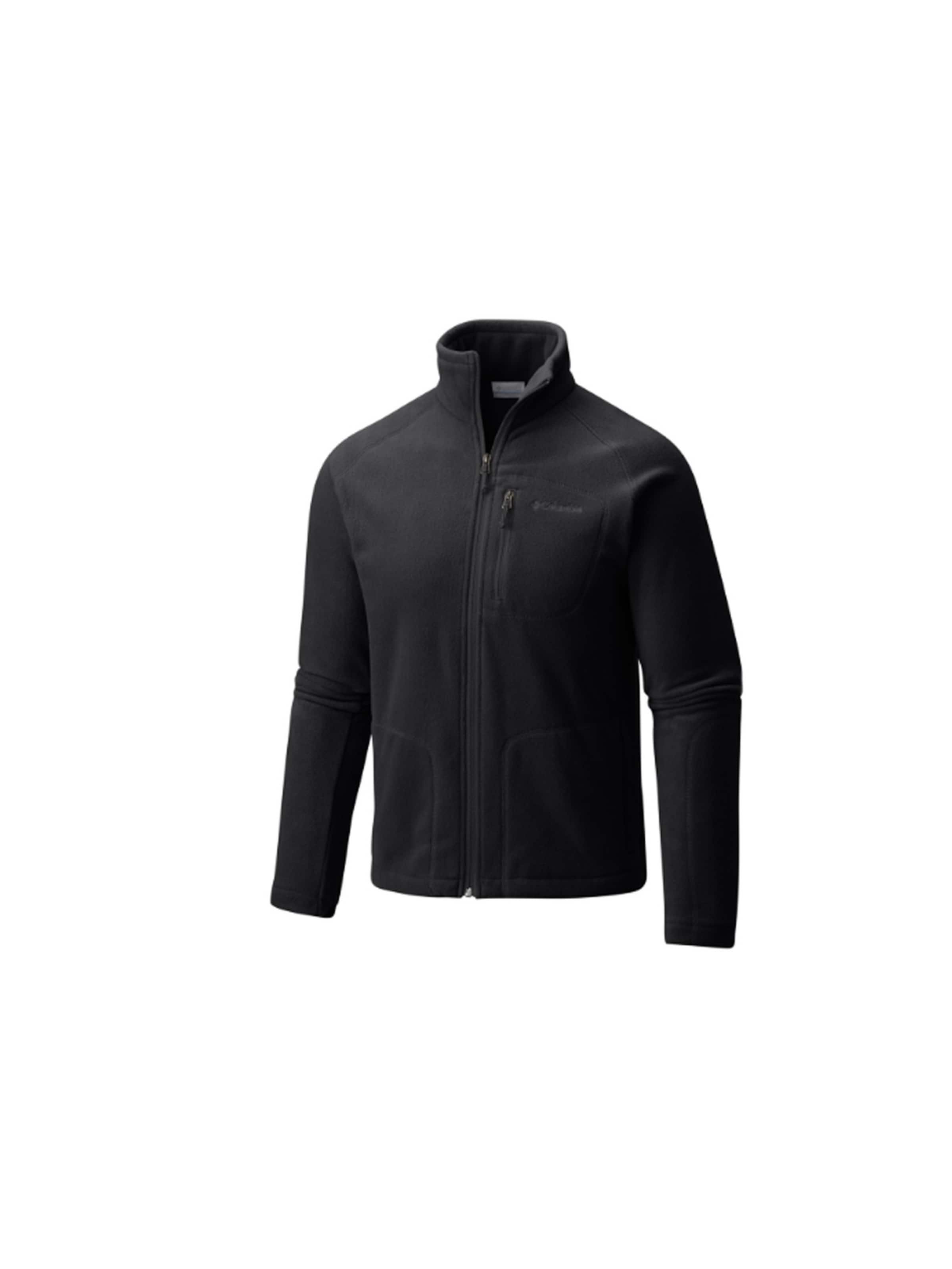 COLUMBIA Fleece Jacket 'Columbia Fast Trek II Full Zip Fleece' in Black: front