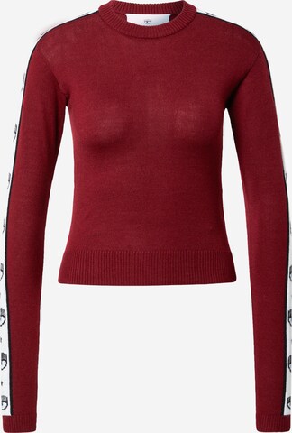 Chiara Ferragni - Pullover 'MAGLIERIA' em vermelho: frente