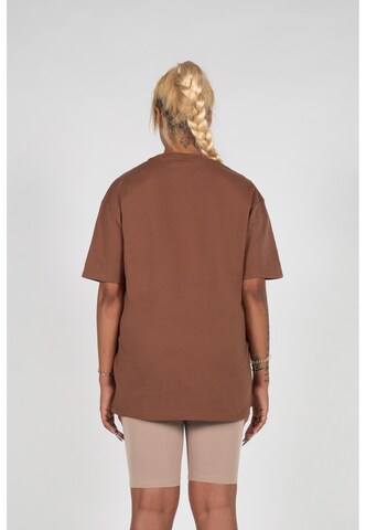 MJ Gonzales Oversized Shirt 'Paisley' in Brown