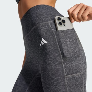 ADIDAS PERFORMANCE - Skinny Pantalón deportivo 'Optime Essentials' en gris