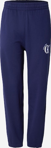 Calvin Klein Jeans Tapered Byxa i blå: framsida