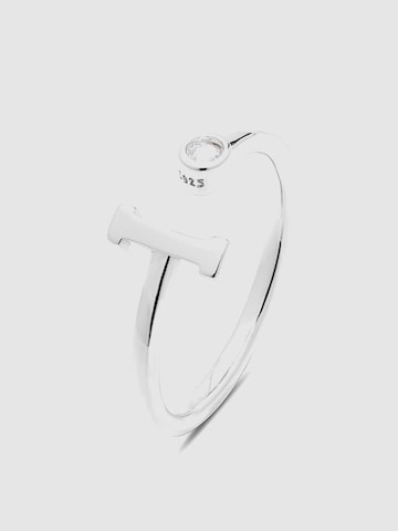 Anello 'Alphabet I' di Luxenter in argento: frontale