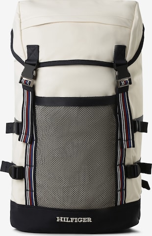 TOMMY HILFIGER Backpack in Beige: front